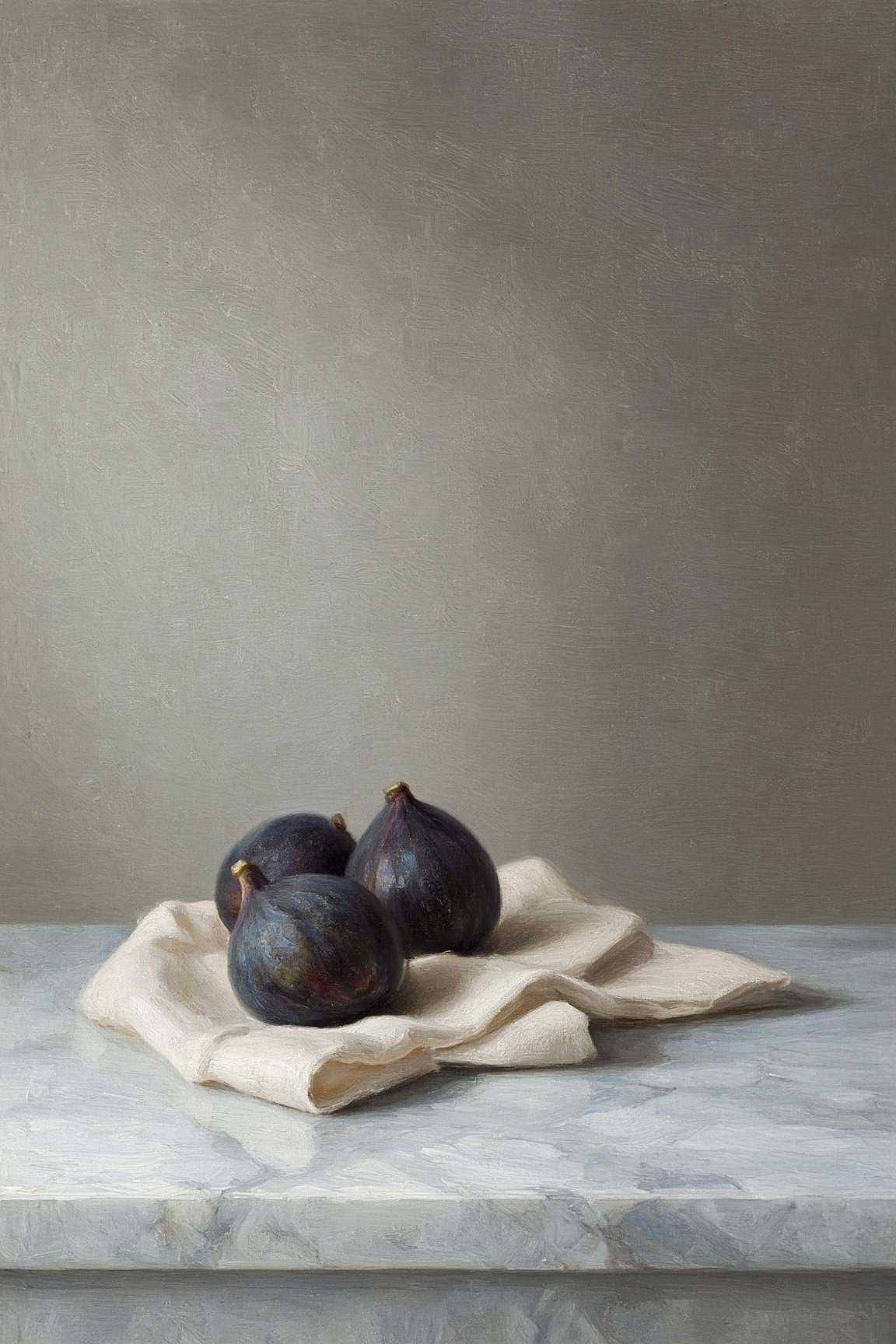 Figs on a Marble Ledge by Jonah Pell